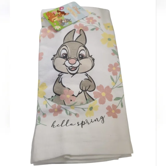 Disney Thumper Silicone Mini Mitts "Spring is Here" & 2 PCs Kitchen Towels Set - Picture 2 of 8
